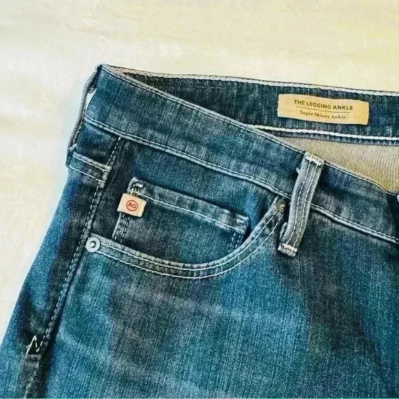 Adriano Goldschmied AG Women’s 28 Legging Ankle Super Skinny Contour 360 Jeans - Picture 2 of 12